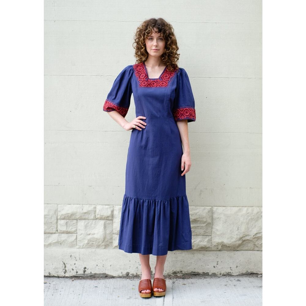 Sea New York Leah Party Dress - Blue Multi